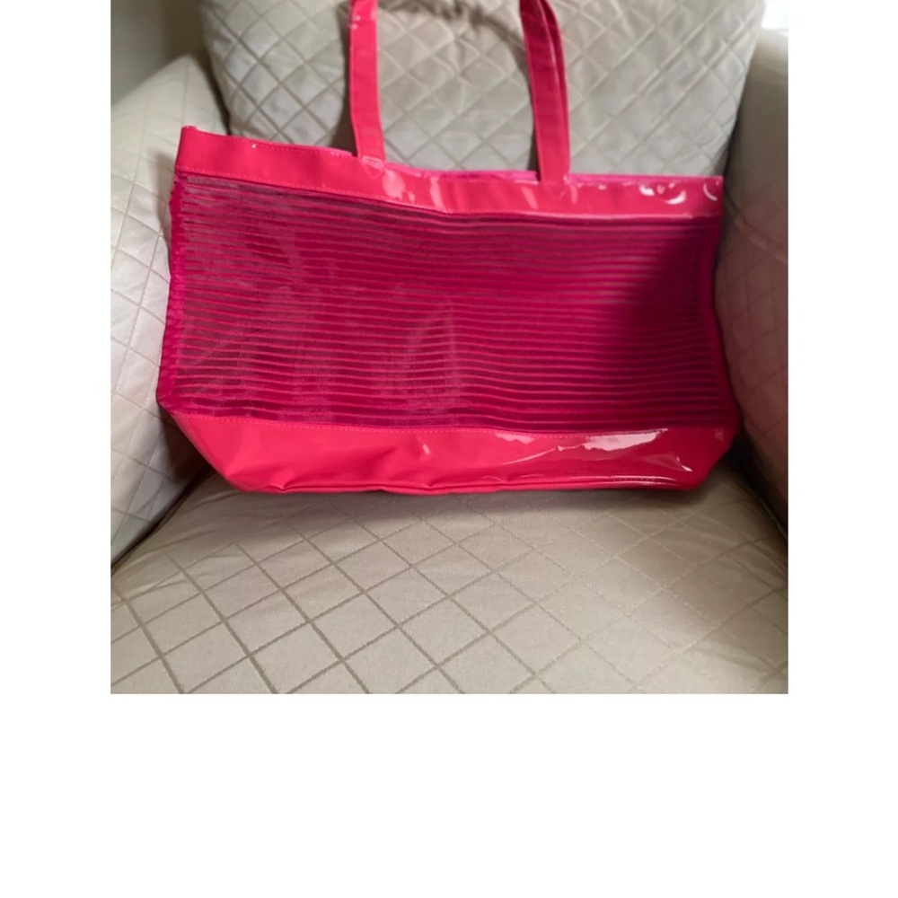 New Nordstrom Large Pink Beach Summer Shopping Tote Shopper Bag